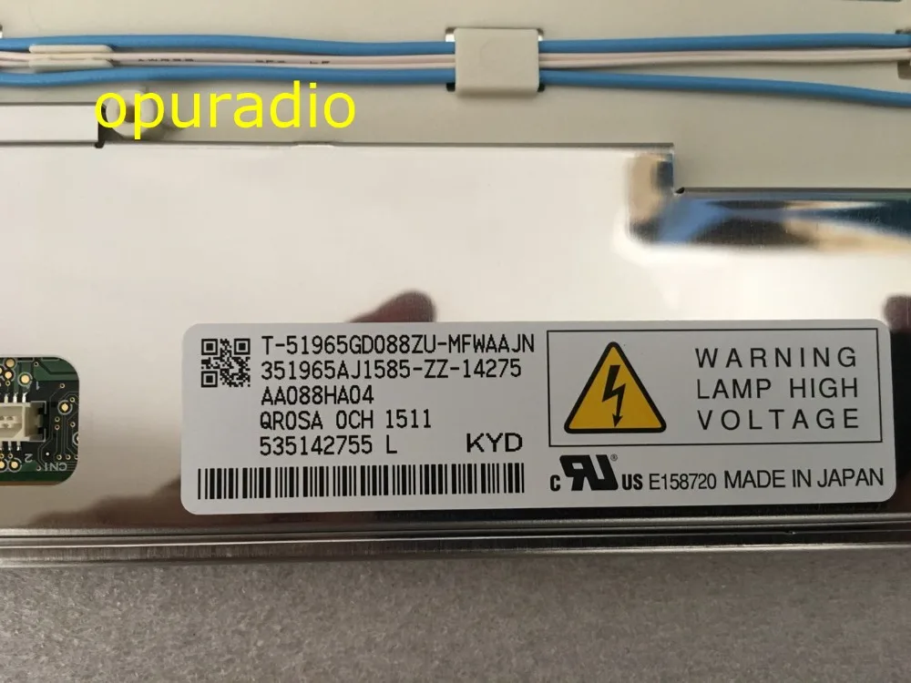 100% абсолютно новый 8 дюймов T 51965GD088ZU AA088HA04 AA088HA01 AA088HA03 экран для Bmw X5 X6 Автомобильный