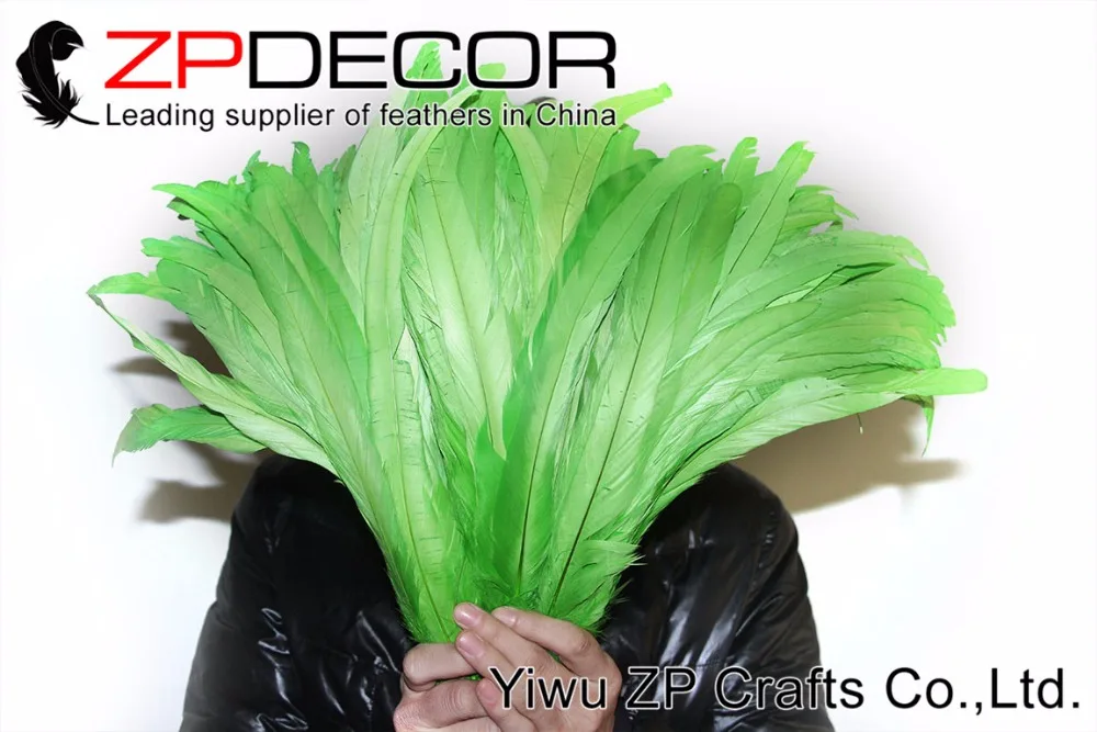 ZPDECOR шт./лот 100 35-40 см(14-16 дюймов) достаточный запас цветов петух хвост перья для карнавала украшения