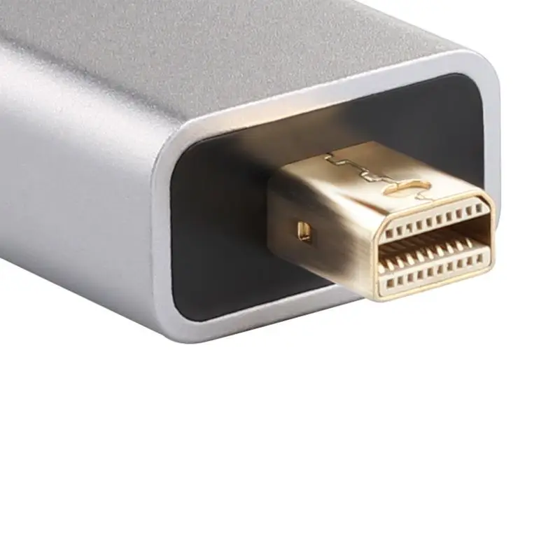 Высокое качество dp turn hdmi конвертер головка Мини-Дисплей Порт DP папа к HDMI матери