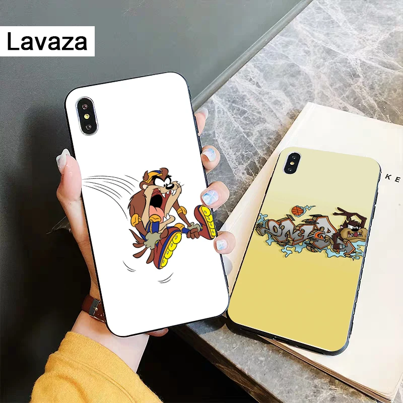 Силиконовый чехол Looney Tunes с дьяволом Тасмания для iPhone 5 5S 6 6S Plus 7 8 11 Pro X XS Max XR |