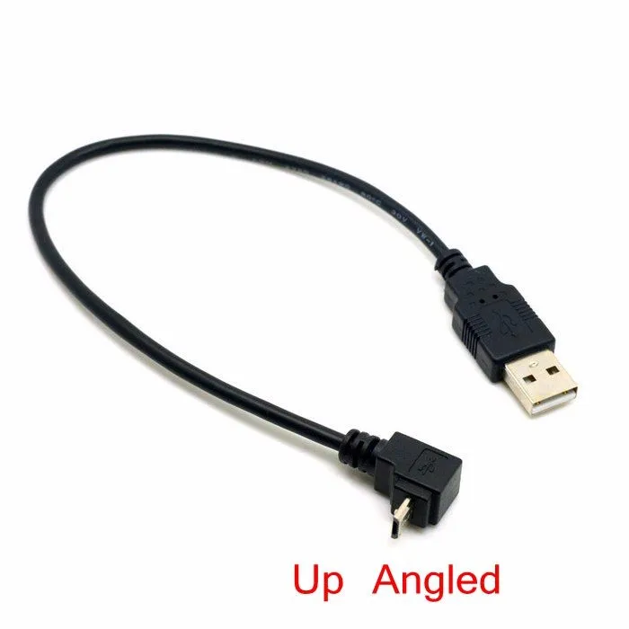 Кабель USB 2 0 с разъемом Папа-Micro и папа Угловой кабель 90 градусов 20 см для сотового