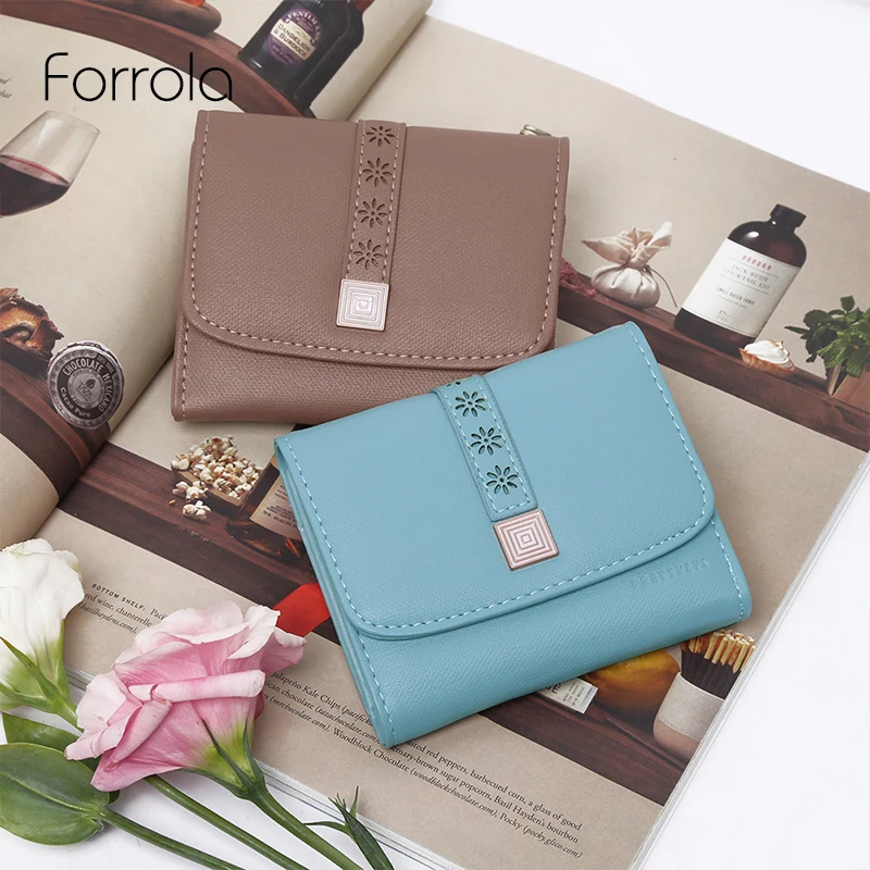 2019 New Fashion Women Wallets Leather Zipper Wallet Women's Short Design Purse Coin Purses Card Holder Clasp Cartera Mujer | Багаж и