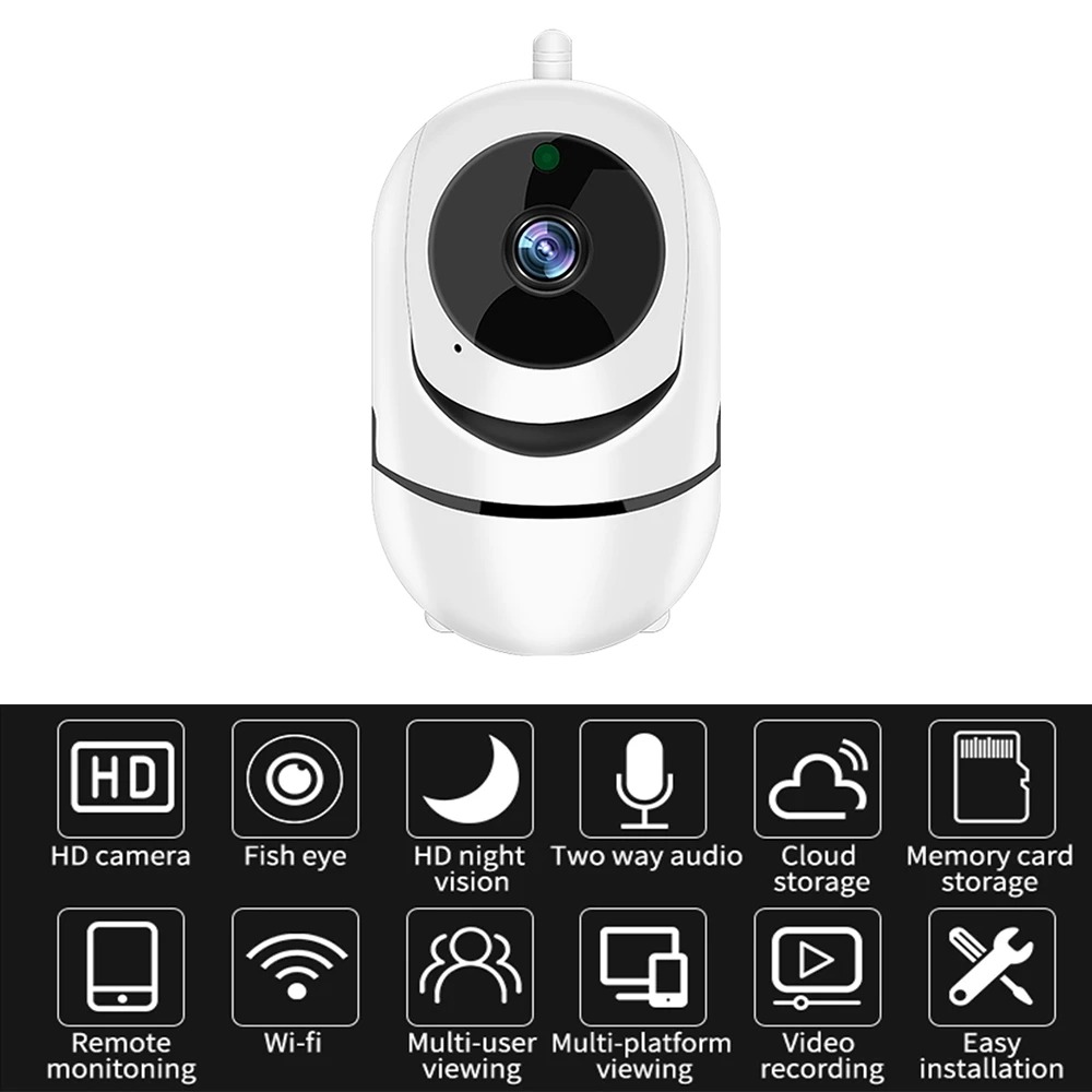 Беспроводной видеоняня 2MP FHD детский монитор для сна няня ip-камера автоматическое отслеживание один-сенсорный звонок двухсторонний аудио домофон детский телефон