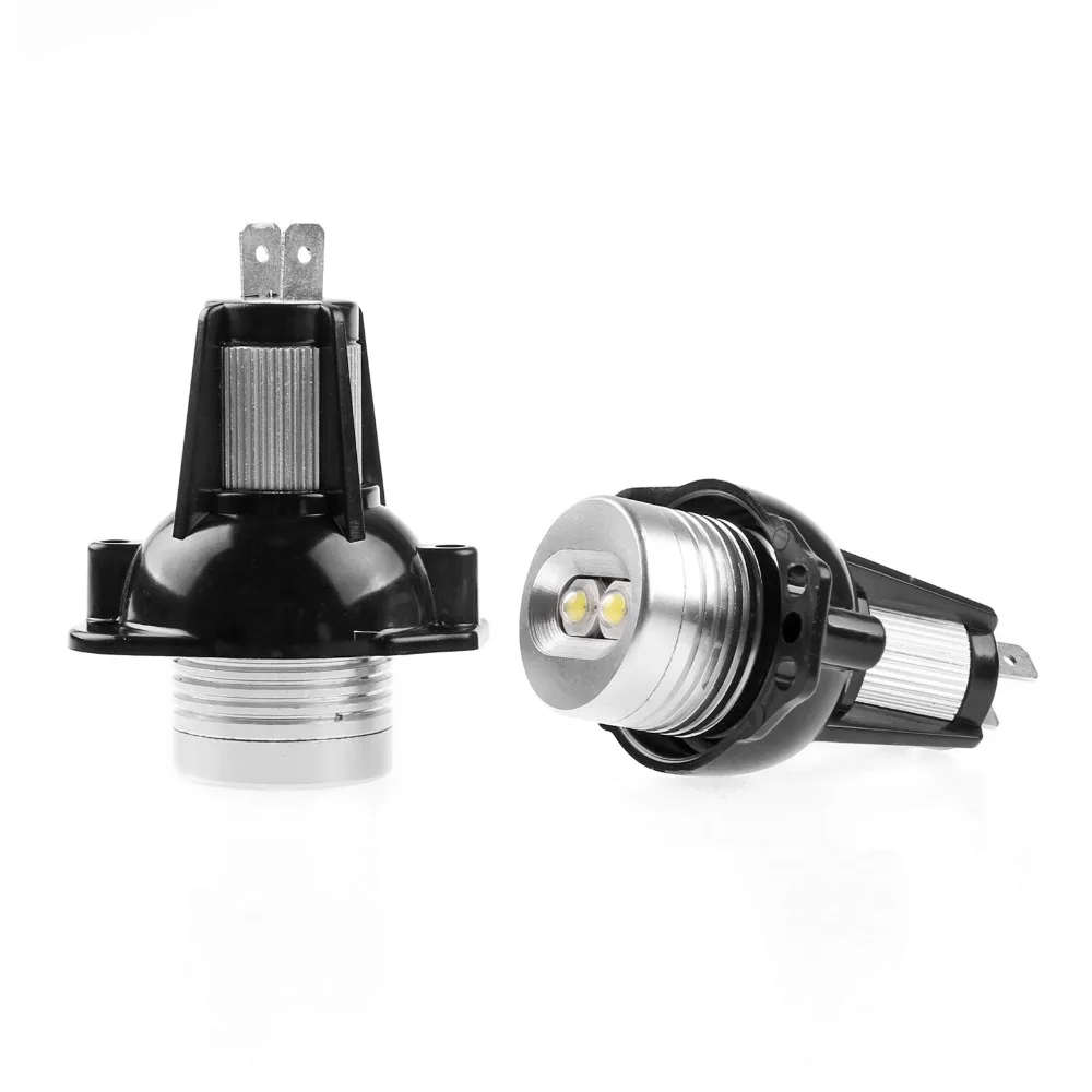 Aozbz 2 шт. 6 Вт белый ангельские глазки LED Halo кольцевой маркер для BMW E90 E91 325i 328i 335i