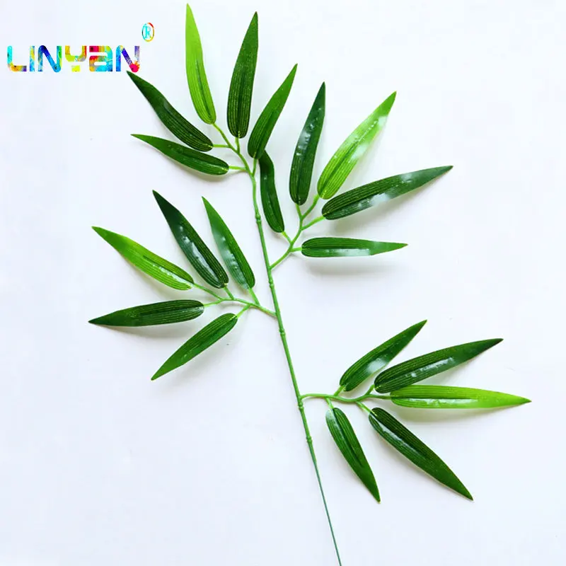 5 шт. искусственные бамбуковые растения пластиковые ветки дерева украшения