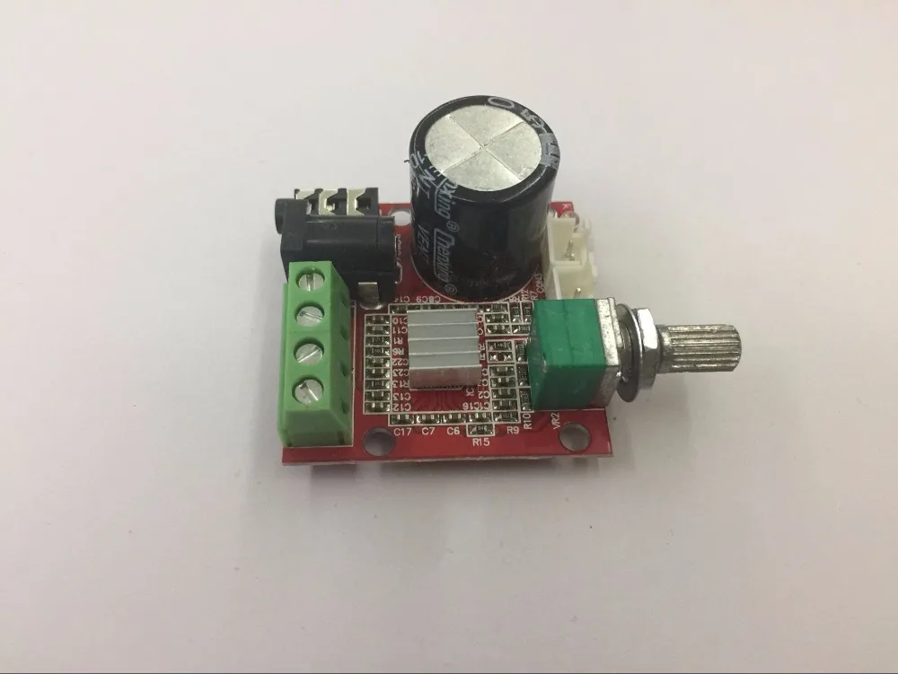 1 шт. 12 В 2*10 Вт двухканальный D класса Hi Fi PAM8610 аудио стереоусилитель плата качество