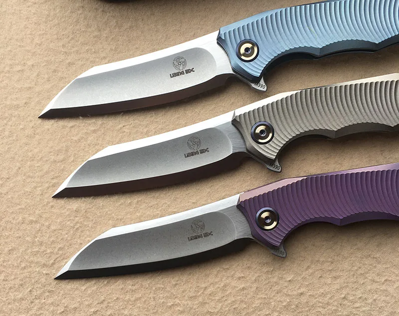Складной нож LiBing Flipper M390 практичный Карманный резец из титанового сплава с