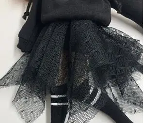 B black mesh skirt T02-X604 Blyth Кукла Одежда 1/6 куклы аксессуары azone одежда ручной работы черный вышитый свитер с капюшоном сетчатая юбка - Цвет: B black mesh skirt