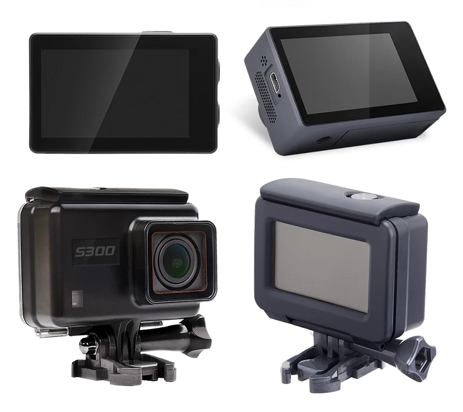 SOOCOO S300 Экшн-камера EIS стабилизация изображения Спортивная камера 4K 30FPS 2,3" сенсорный экран Hi3559V100 IMX377 Wifi Внешний микрофон gps