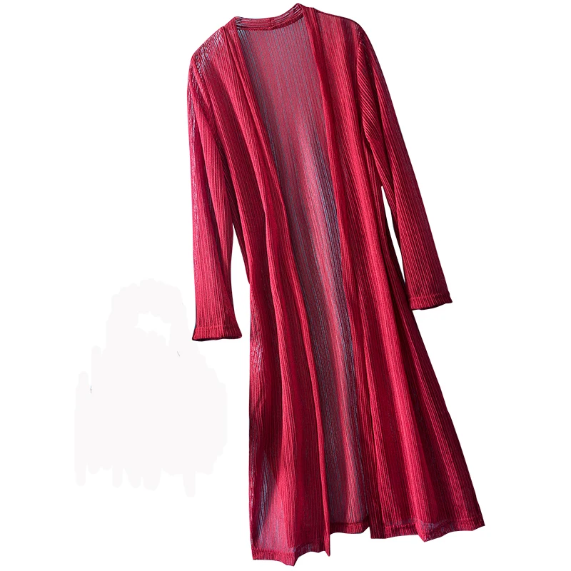 Летнее тонкое женское пальто новинка 2019 года повседневная однотонная туника с