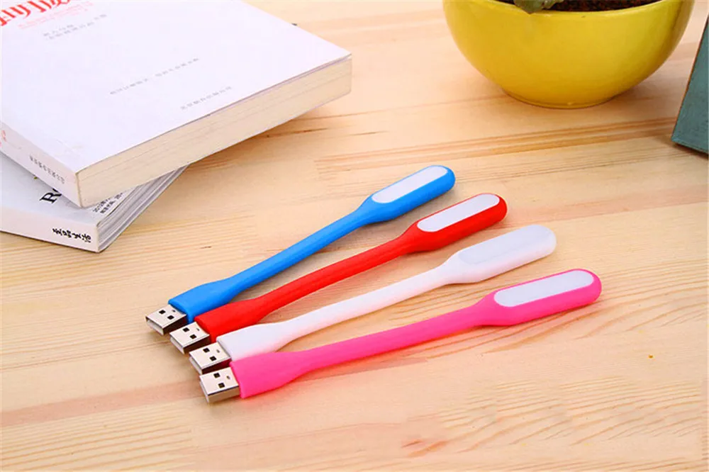 FFFAS 10 шт. мини мягкий гибкий USB LED свет лампы гаджеты для Мощность банка