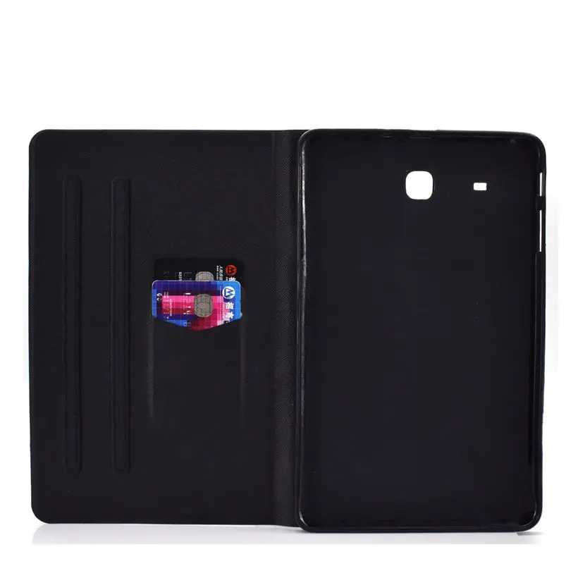 Симпатичный чехол с котом для Samsung Galaxy Tab E 9 6 дюйма T560 SM-T560 T561 чехлы-обложки