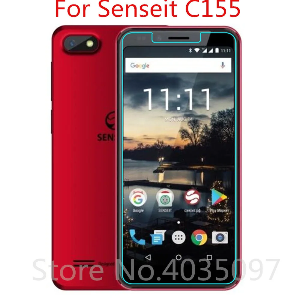 2.5D 9H закаленное стекло для Senseit C155 на телефон защитная пленка | Мобильные телефоны