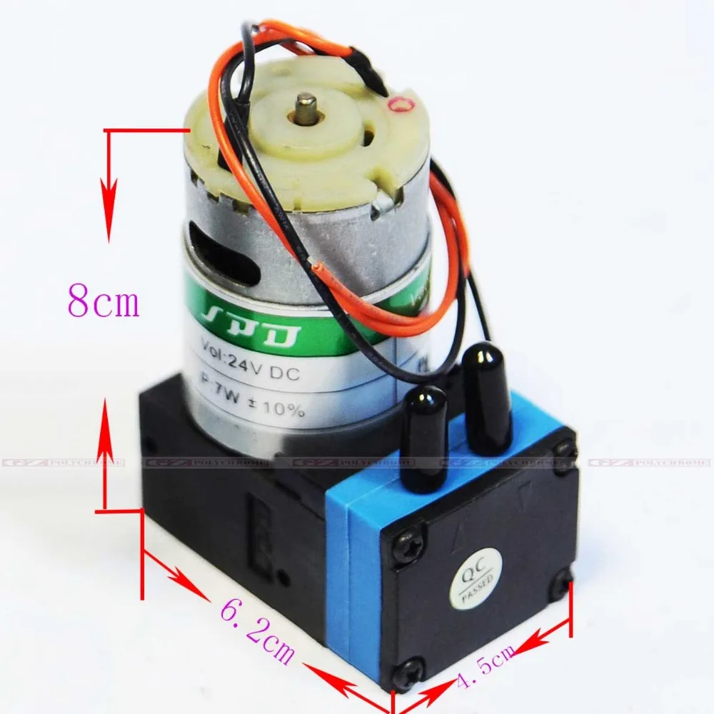 Мембранный насос с растворителем жидкий мембранный 24 В постоянного тока 80-110 кПа 7
