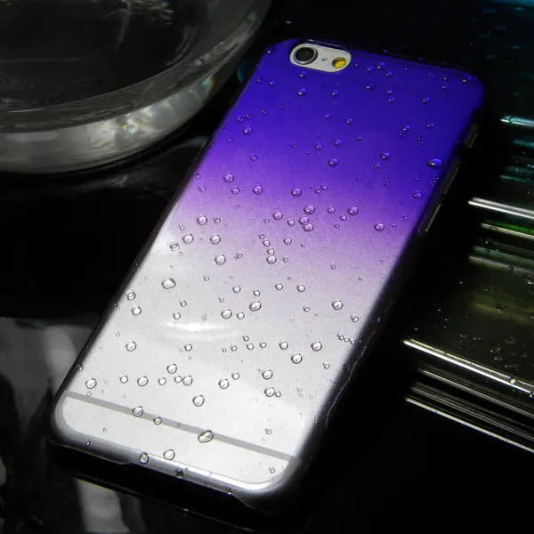 3D капли воды капающий чехол для iphone 6 plus прозрачный Кристальный всего 9 цветов в