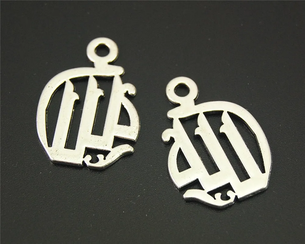 30Pcs Silver Color Allah Round Charm Pendant DIY Necklace Bracelet Bangle Findings 24x22Mm A2176 | Украшения и аксессуары