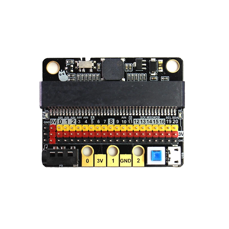 Micro:bit IO Плата расширения IOBIT V2.0 microbit горизонтальная плата адаптера начальный и