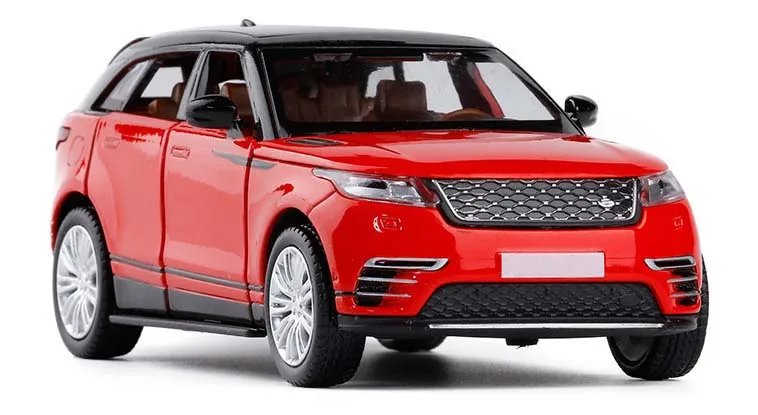 Красный 1/32 VELAR имитационная Игрушечная модель автомобиля из сплава, подлинный коллекционный подарок для внедорожника, детские игрушки - Цвет: Красный