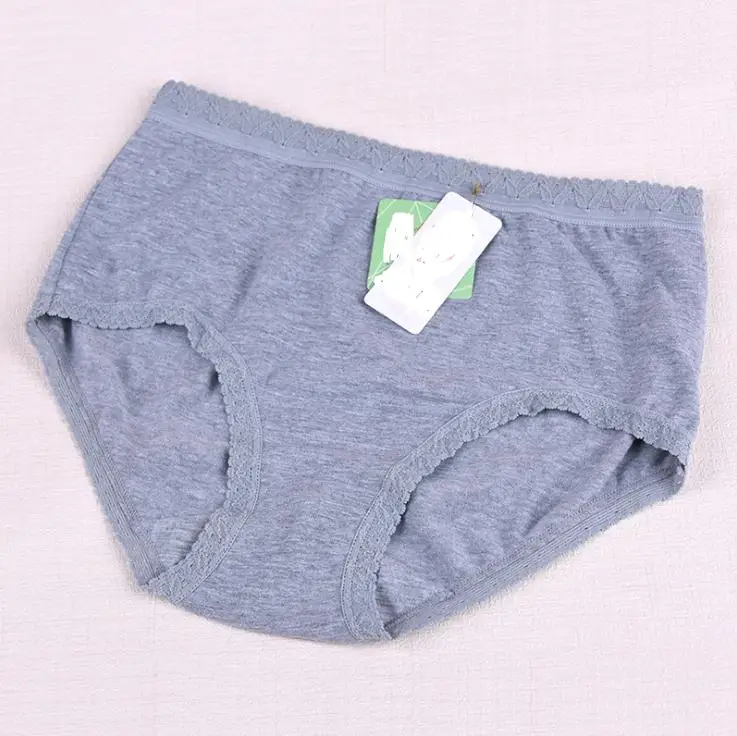 Трусы женские хлопковые большого размера со средней посадкой|ropa interior femenina|briefs