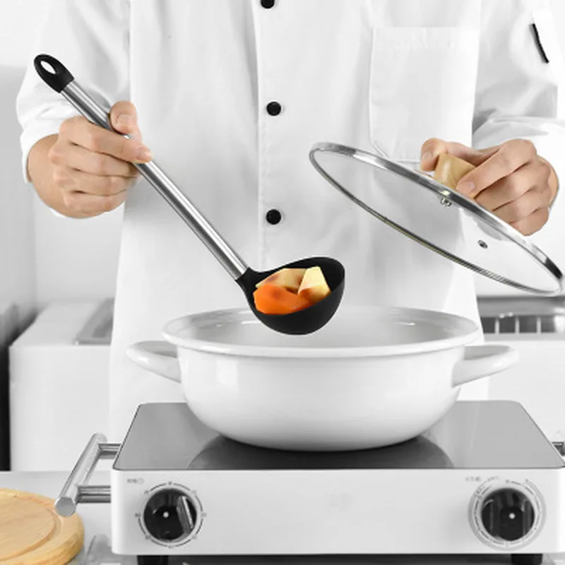 Кухонный набор 9 шт. силиконовая кухонная утварь ложка для приготовления супа
