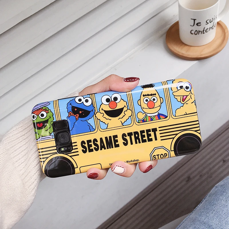 YHBBCASES чехлы для телефонов с изображением мультяшного печенья для samsung Galaxy S10 5G S8 S9 Plus для samsung Note 10 8 9 милый автобус Мягкий силиконовый чехол