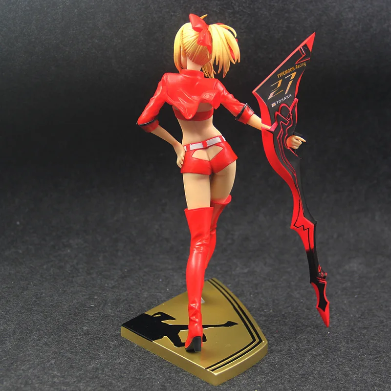 Fate/EXTRA Saber EXTRA TYPE MOON RACING ver. Пикантная фигурка из ПВХ модель игрушки 23 см