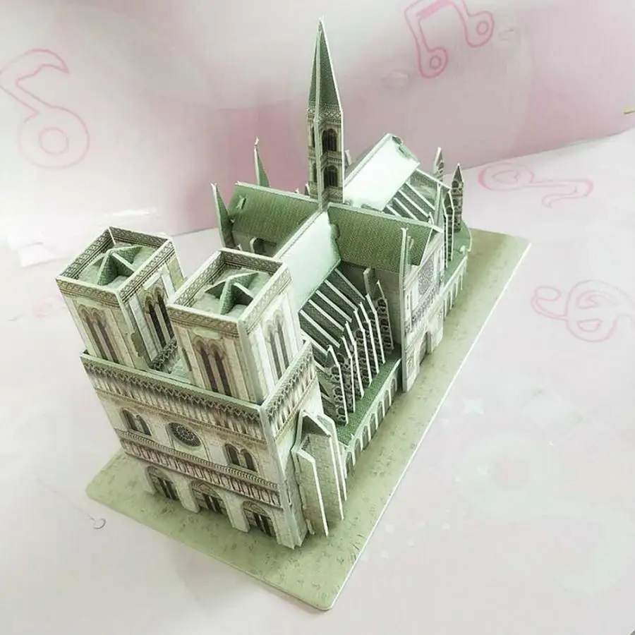 Младенцы Детский замок Модель Строительный блок DIY образовательный