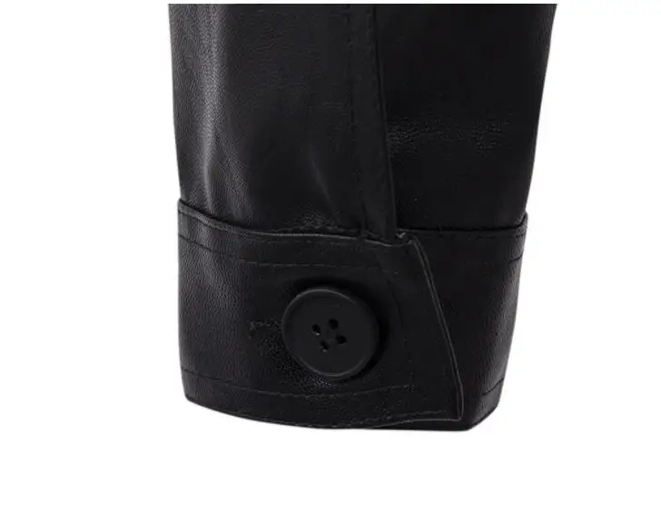 

motorcycle leather jacket men long sleeve England Multi-pocket epaulettes lapel loose clothes mens leather jackets pu coats