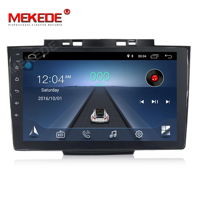 MEKEDE Автомобильный мультимедийный плеер Android 8 1 автомобильное радио GPS навигация