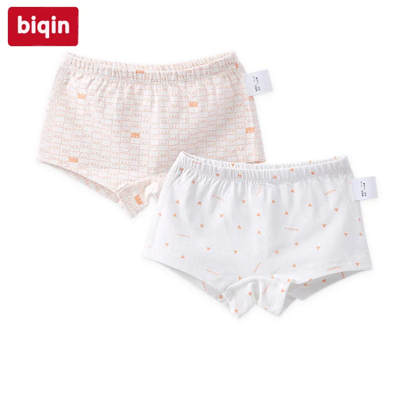Biqin2T 5T нижнее белье для мальчиков детское девочек из чистого хлопка с рисунком