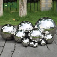 high gloss glitter stainless steel ball sphere mirror hollow ball home garden decoration supplies ornament 19mm120mm