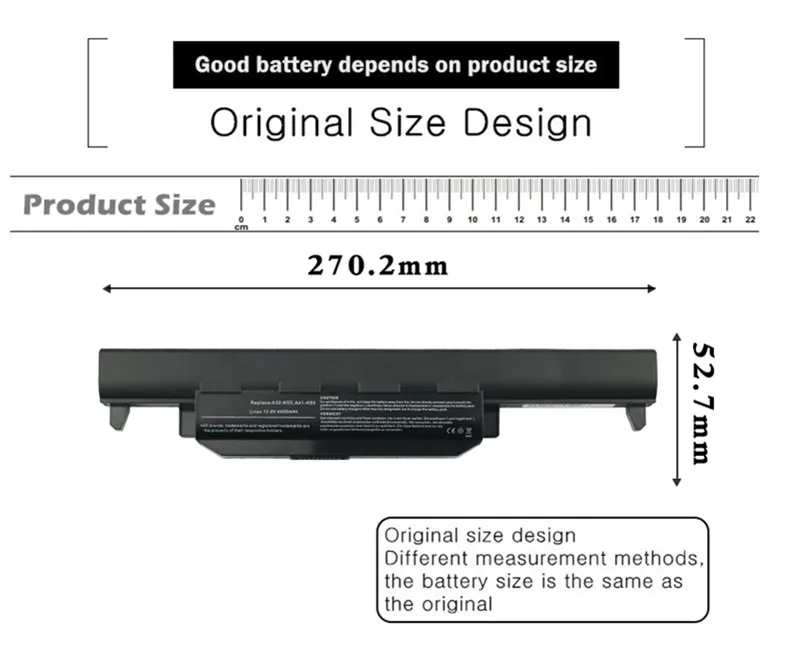 Аккумулятор для ноутбука Asus A32-K55 X75VB A45V A45D A45N A55A A55D A55N A55V A75A A75D A75V K45D K45N K45V K55A K55D K55N