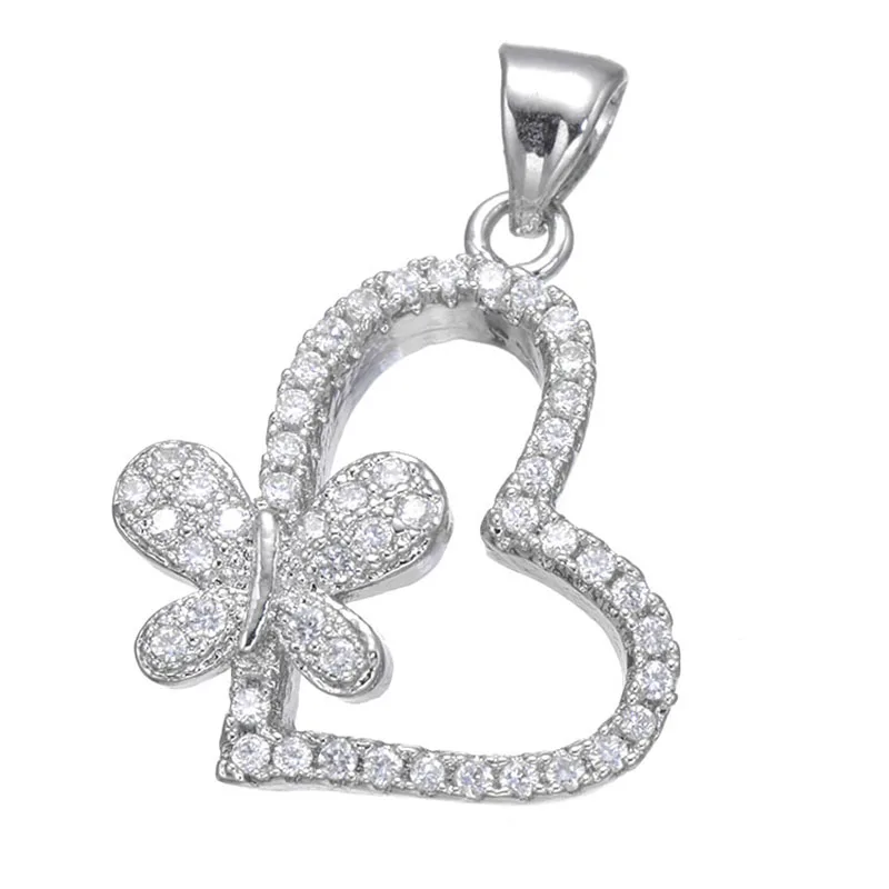 Украшения микро ПАВЕ циркониевая Хрустальная Бабочка и фотоэлемент для