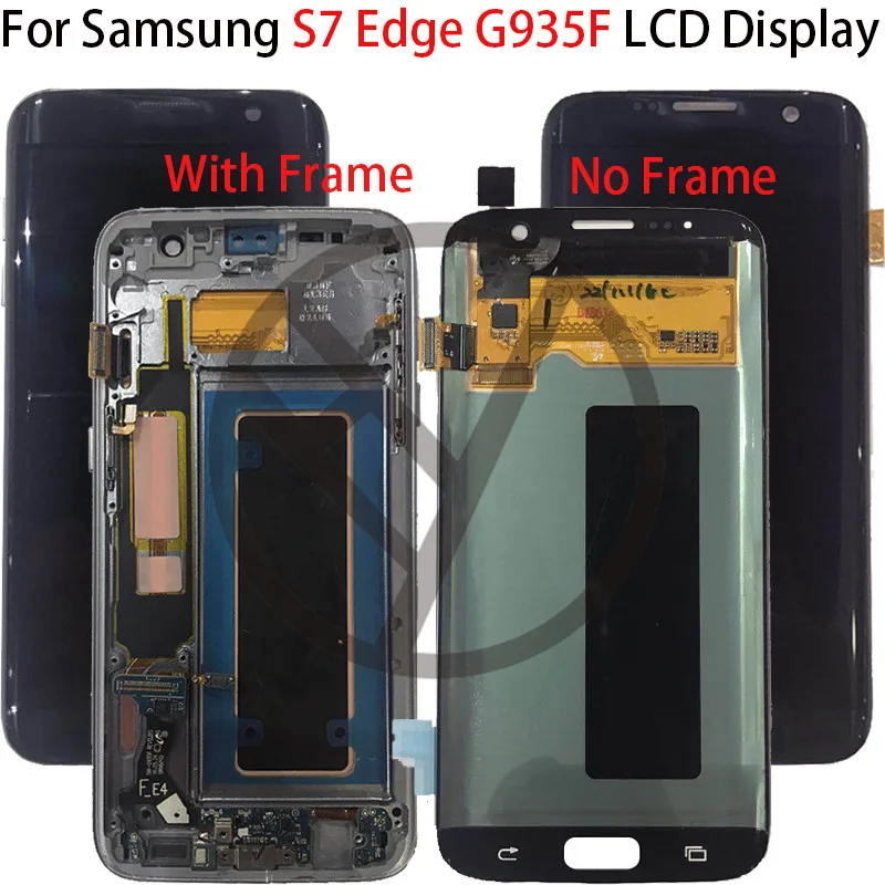 Супер AMOLED ЖК дисплей для Samsung Galaxy S7 Edge G935 G935F сенсорный экран дигитайзер