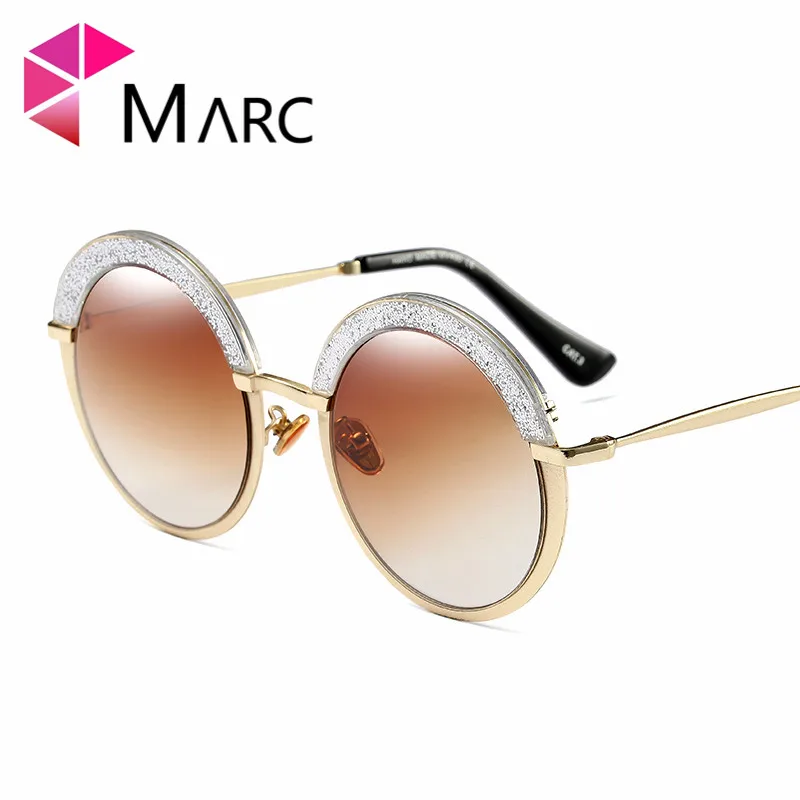 MARC UV400 Новая мужская и женская солнцезащитные очки пластиковые Металл Óculos