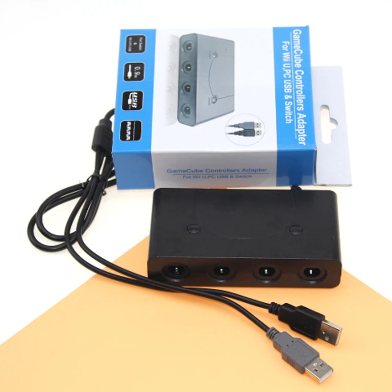 Адаптер контроллера Gamecube с 4 портами USB контроллеры GC для wii u ПК Nintendo Switch NG