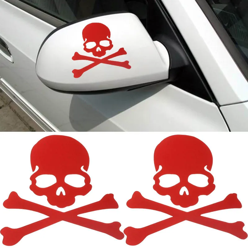 Новое поступление модный дизайн черепа 3D Украшение Наклейка для автомобиля