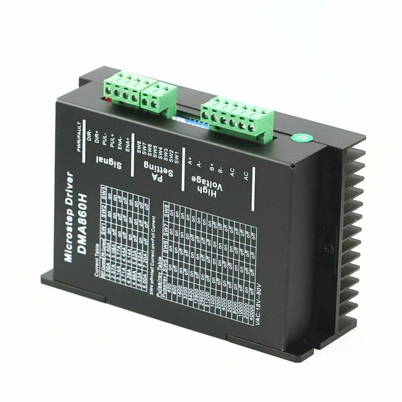 1 шт. Dm860H 2 фазы Nema34 Гибридный Драйвер шагового двигателя Dsp Ac48V 7.2A | Обустройство