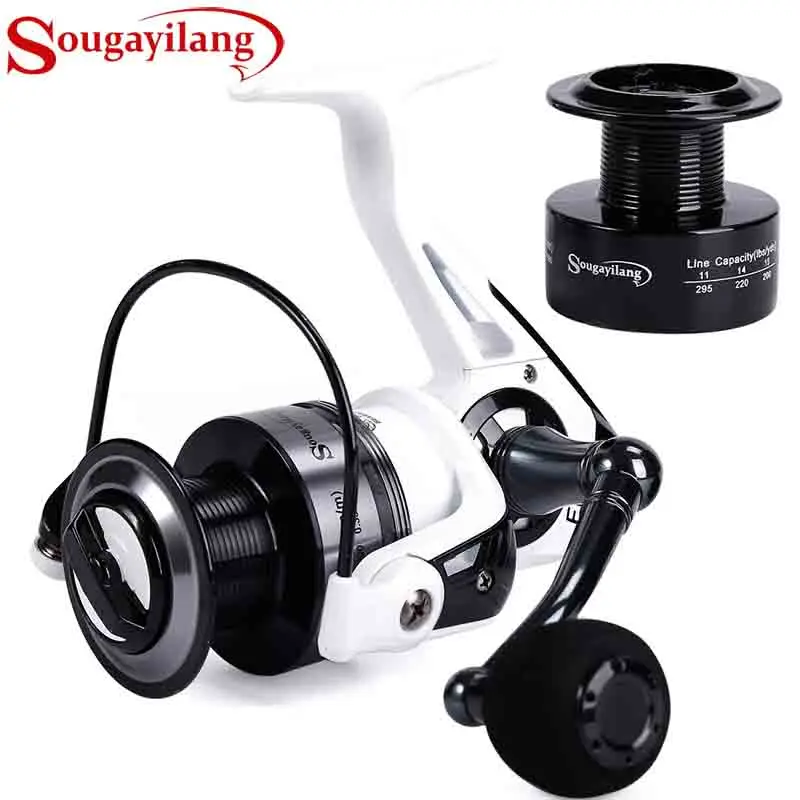 Катушка для спиннинга Sougayilang катушка FB2000 5000 с запасной катушкой|spinning reel|reel