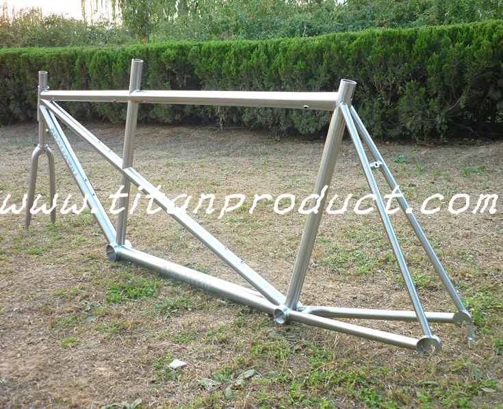 Gr.9 бесшовная труба Ti Road Tandem велосипедная Рама | Спорт и развлечения