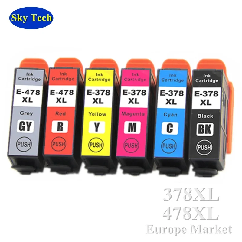 

378XL 478XL For Epson Expression Photo XP-15000 / XP-8500 , Quality Compatible Ink Cartridge [Europe]
