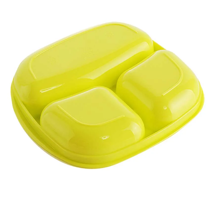 Новый набор из 3 предметов милая тарелка для кормления младенцев фруктовые блюда