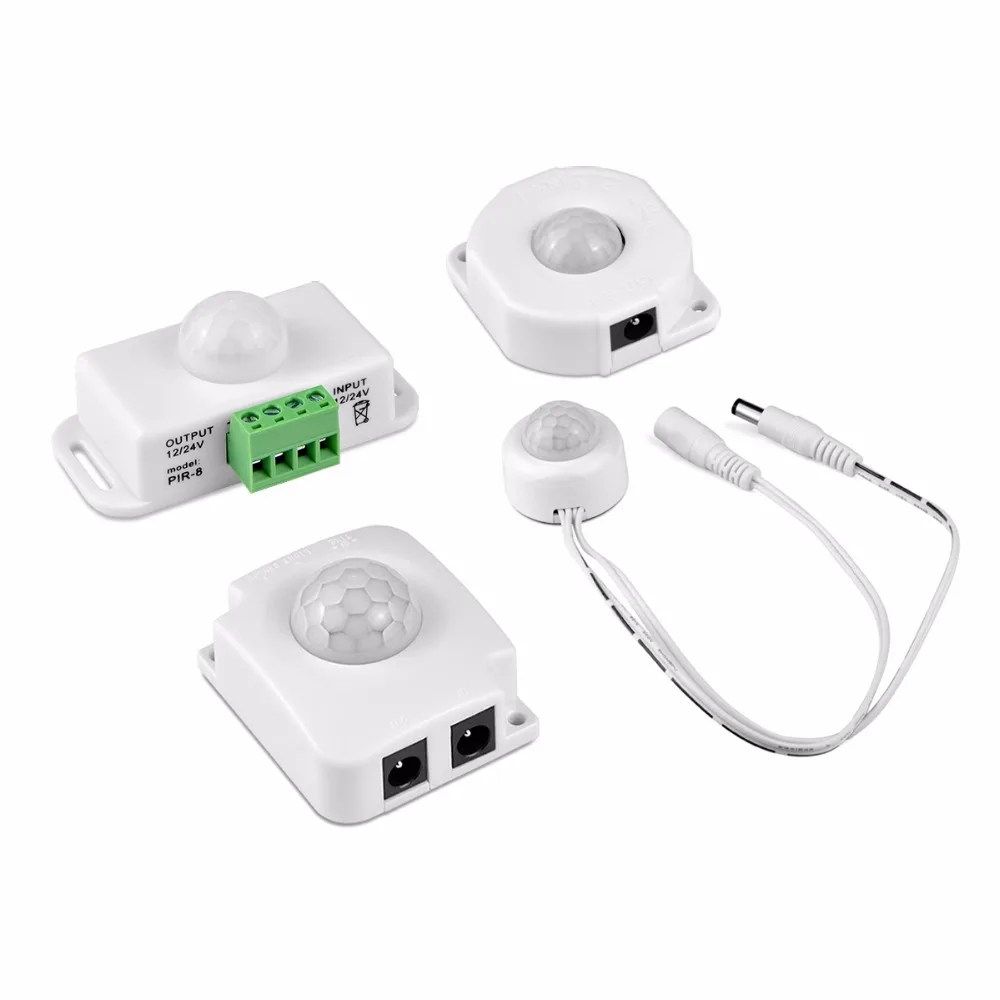 Мини DC 12V 24V 5A 6A 10A PIR датчик движения переключатель для светодиодной ленты
