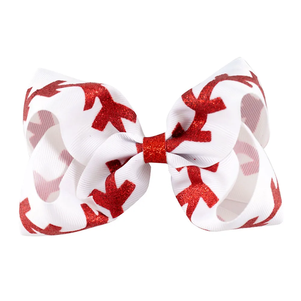 Ncmama 4 5 дюймовый детский печать волос луки Grosgrain блеск головные уборы бутик