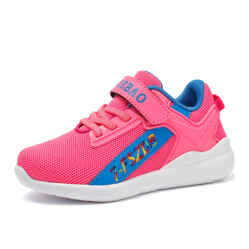 2018 New Embroidery Style Kids Sneakers Mesh Breathable Boys Running Shoes Girls Trainers Children's Sport Lightweight | Спорт и