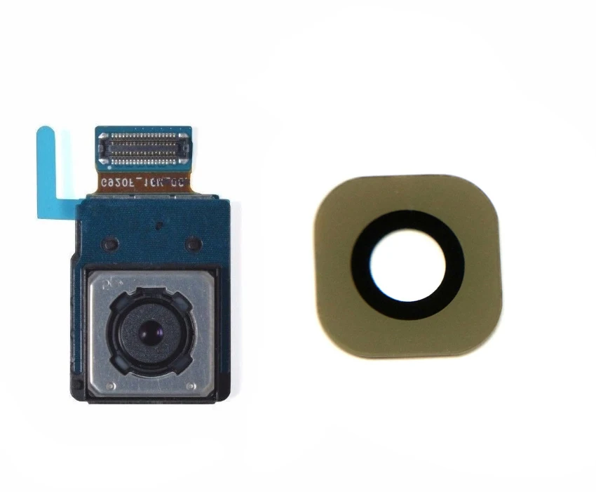 Белый/черный/золото Цвет сзади Камера Стекло крышка объектива и перед модуль для