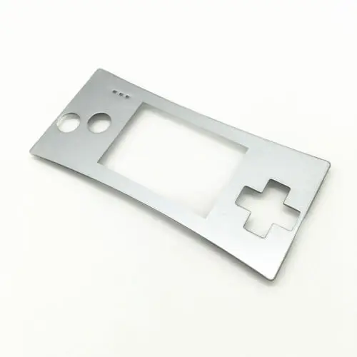 Серебряный Ремонт Передняя панель чехол для Nintendo Gameboy Micro GBM|gameboy cover|micro faceplategameboy
