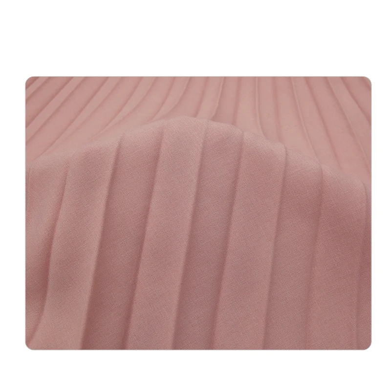 Женская плиссированная Однотонная юбка Повседневная Длинная черного и розового