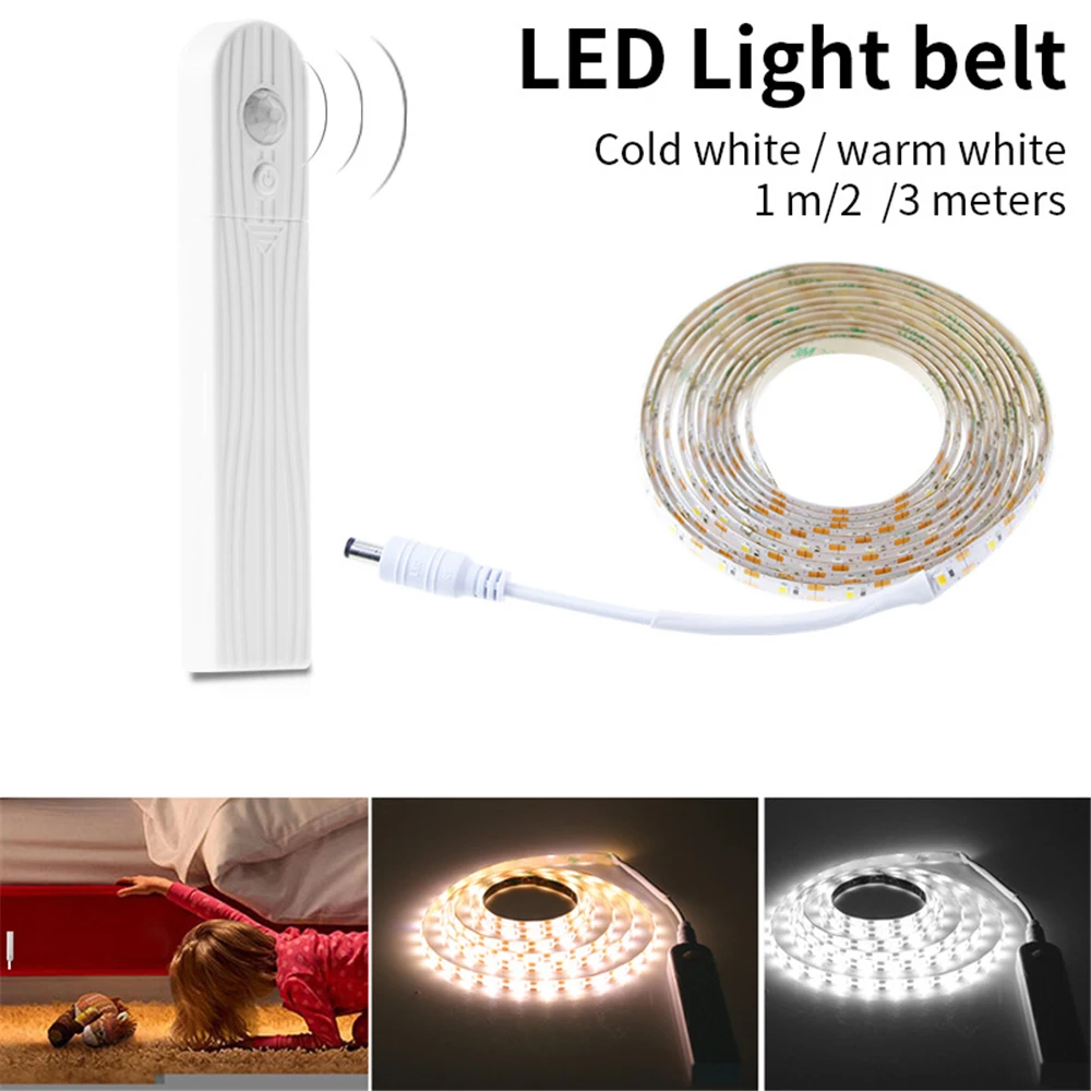 Cabinet Light LED Motion Activated Bed 5V PIR Sensor USB Strip 2835 SMD Wardrobe Lamp Tape PC TV Backlight | Лампы и освещение
