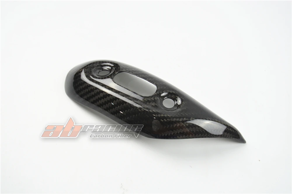 Крышка выхлопного коллектора для Ducati Monster 696 795 796 1100 полностью углеродное волокно саржа